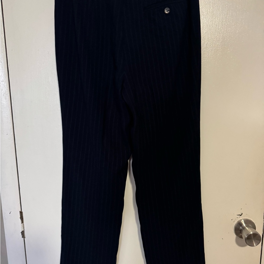 Women’s Black Pinstripe Pants